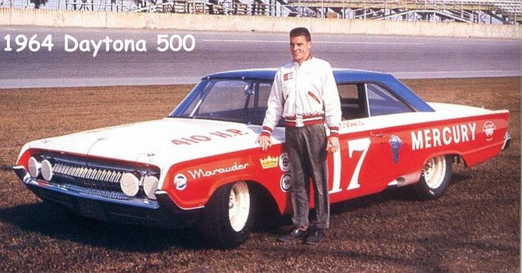 Racer Dave MacDonald in 1964 NASCAR Daytona 500